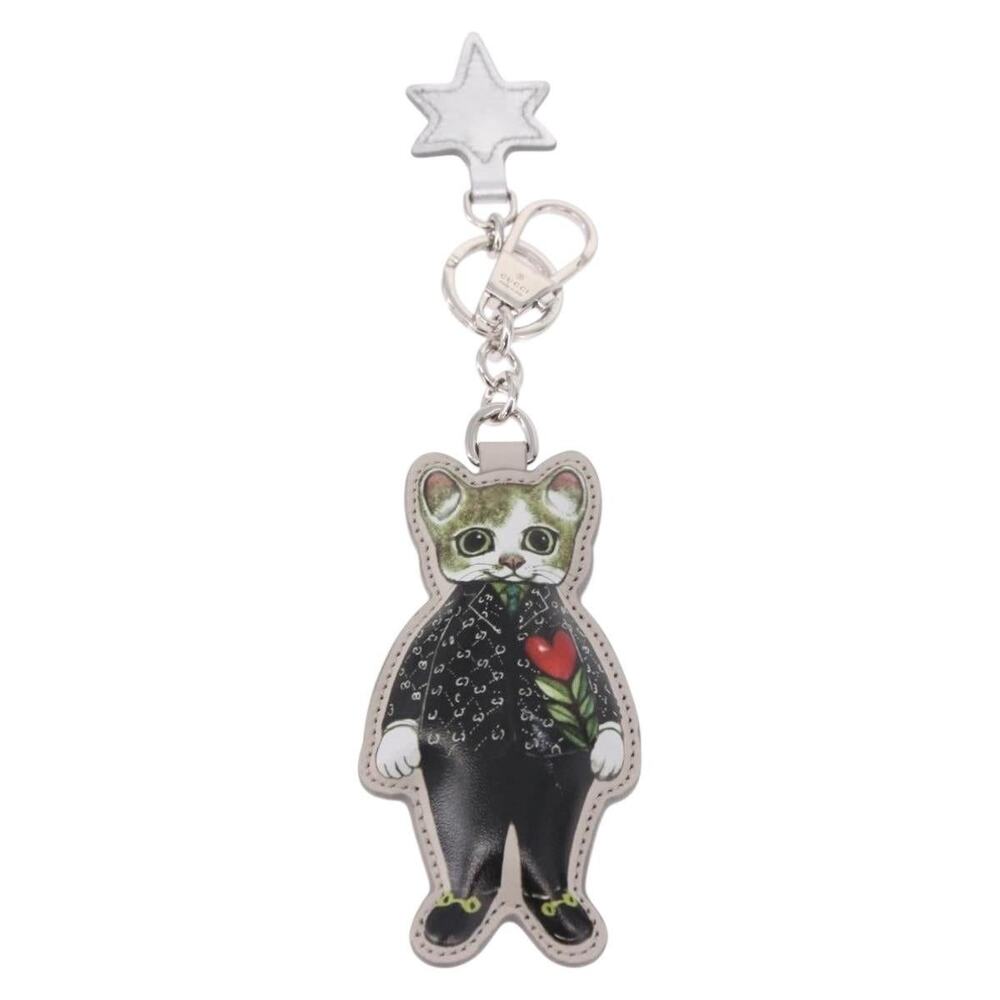Gucci GG Supreme Yuko Higuchi Boris Charm Gray